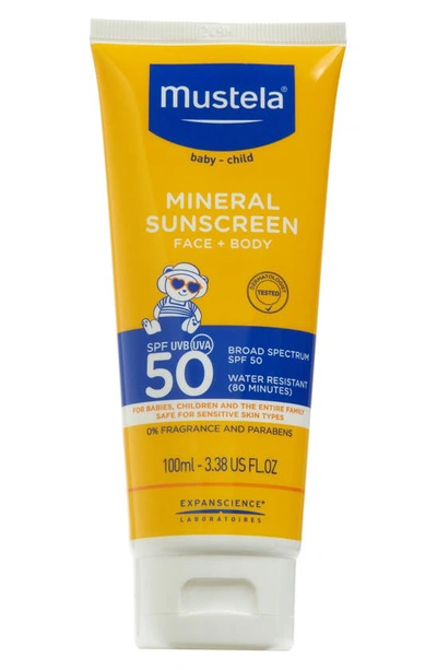Shop Mustelar Spf 50+ Mineral Sunscreen For Face & Body In Yellow