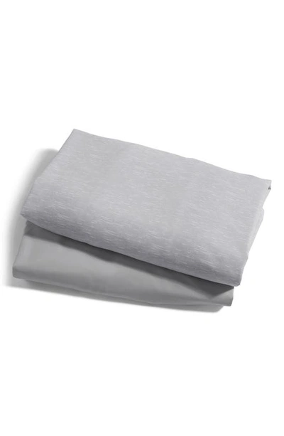 Shop Baby Jogger City Suite(tm) 2-pack Waterproof Fitted Playard Sheets In Graphite