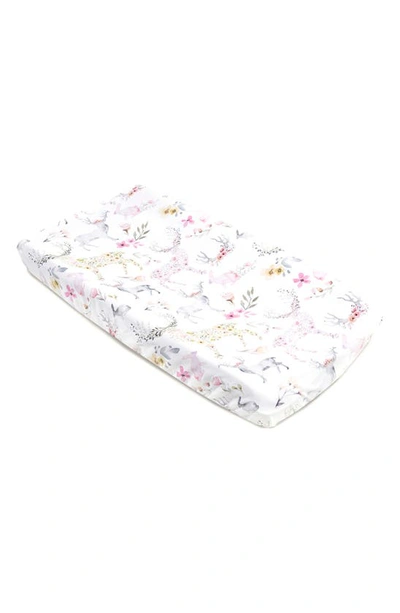 Shop Oilo Jersey Changing Pad Cover In Fawn
