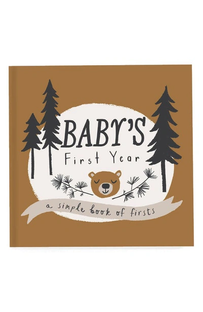 Shop Lucy Darling 'baby's First Year' Little Camper Memory Book In Multi