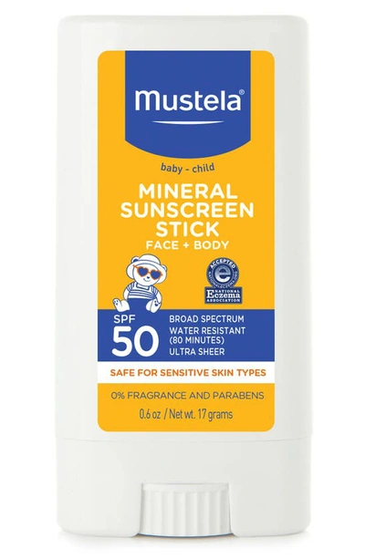 Shop Mustelar Spf 50 Mineral Sunscreen Stick In Yellow