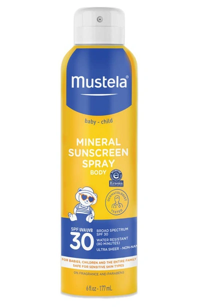 Shop Mustelar Spf 30 Mineral Sunscreen Spray In Yellow
