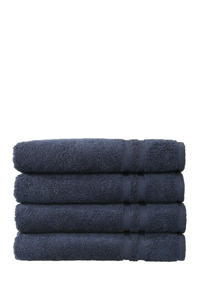 Linum Home Denzi Hand Towels In Twilight Blue