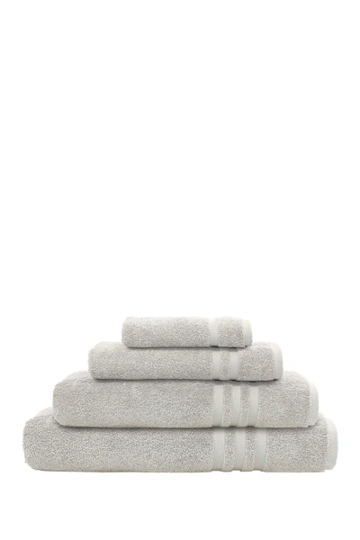 Shop Linum Home Denzi 4-piece Towel Set In Grey
