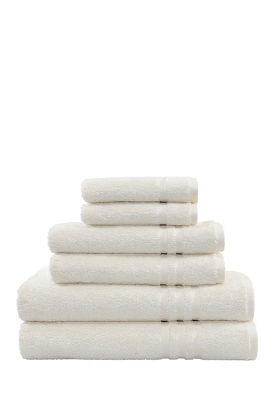 Shop Linum Home Denzi 6-piece Towel Set In Cream