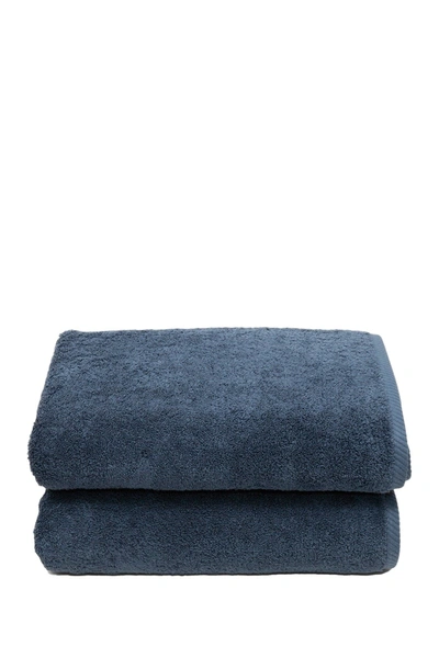 Shop Linum Home Midnight Blue Soft Twist Bath Towels