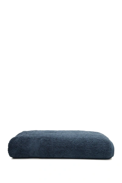 Linum Home Midnight Blue Soft Twist Bath Sheet In Midnight Blue