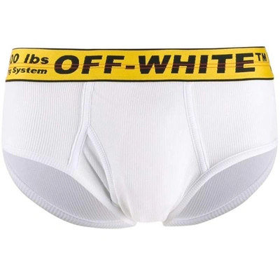 Shop Off-white Industrial Logo Waistband Briefs