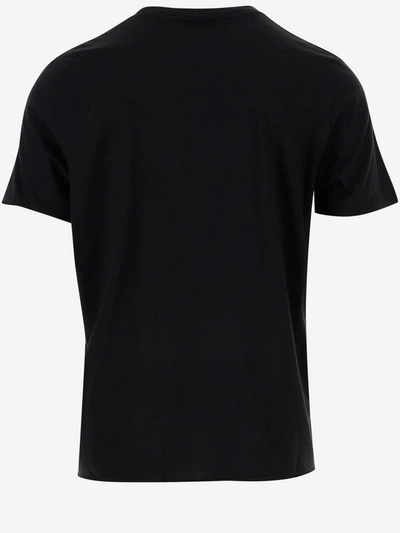 Shop Saint Laurent T-shirts And Polos In Nero