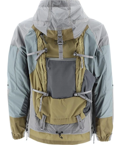 Shop Junya Watanabe Nylon Windbreaker In Grey