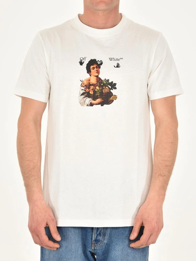 Shop Off-white White Caravaggio T-shirt