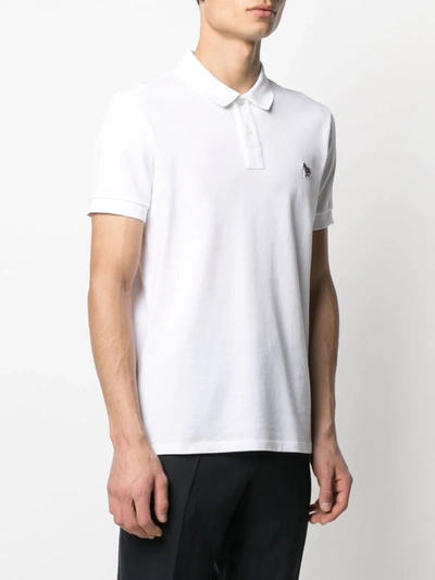 Shop Paul Smith Logo Detail Polo Shirt In Multiple Colors