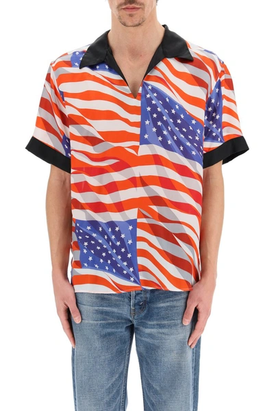 Shop Phipps Oasis Shirt Flag Print In American Flag
