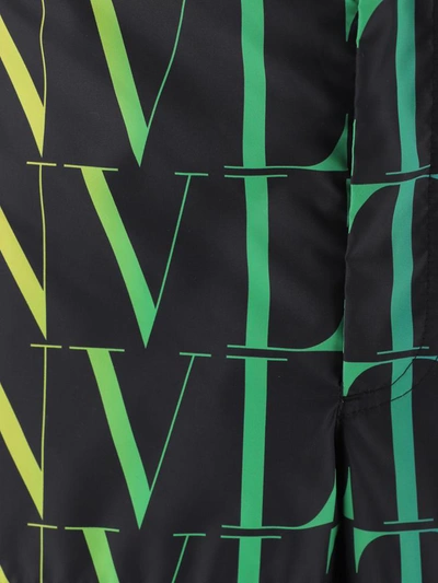 Shop Valentino Shorts In Nero