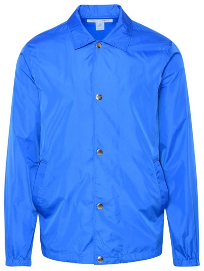 Shop Comme Des Garçons Shirt Blue Jacket