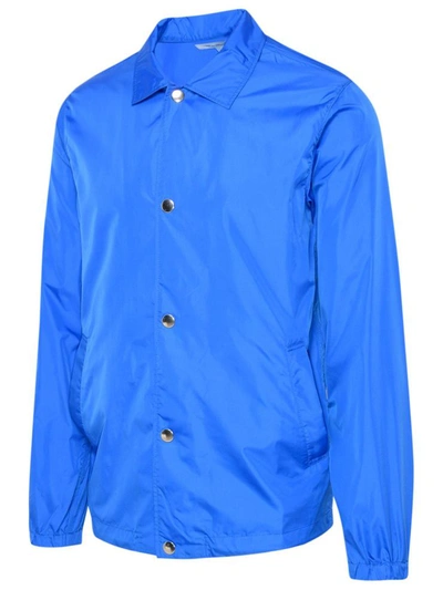 Shop Comme Des Garçons Shirt Blue Jacket