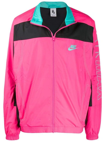 Shop Nike Vintage Patchwork Track Jacket In Pink