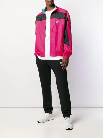 Shop Nike Vintage Patchwork Track Jacket In Pink