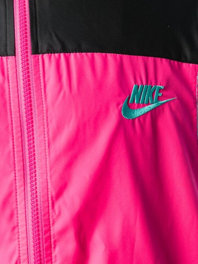 Shop Nike Vintage Patchwork Track Jacket In Pink