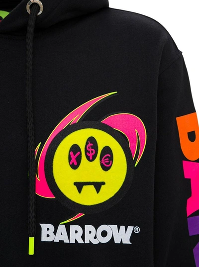 Shop Barrow Sfera Ebbasta X  Jersey Hoodie In Black