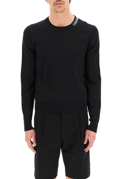 Shop Dolce & Gabbana Sweater With Logo In Nero