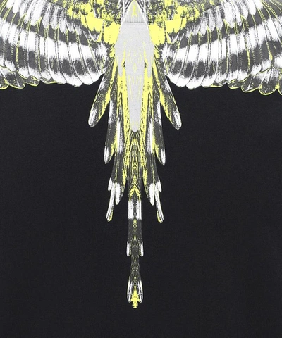 Shop Marcelo Burlon County Of Milan "birds Wings" T-shirts In Black  