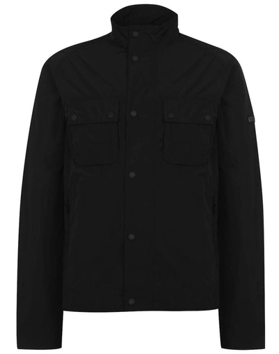 Shop Barbour Stannington Casual Jacket In Black