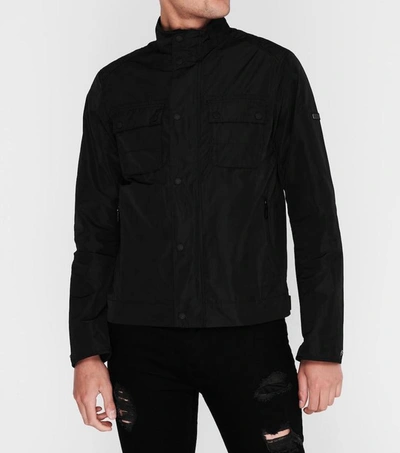 Shop Barbour Stannington Casual Jacket In Black