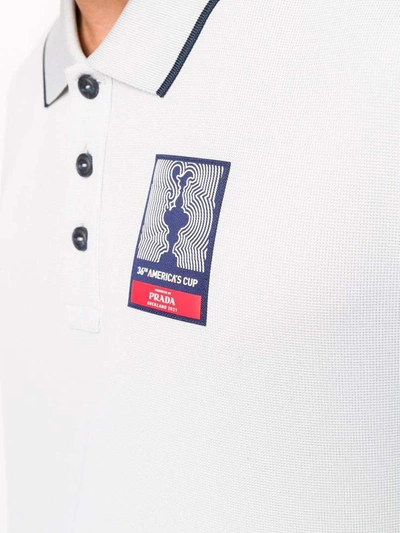 Shop North Sails X 36th Prada America's Cup Auckland Polo In Grey