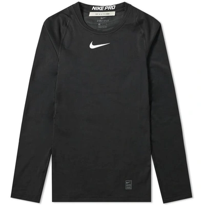 Shop Nike 1017 Alyx 9sm X  Pro Laser Logo Black Ls Tee