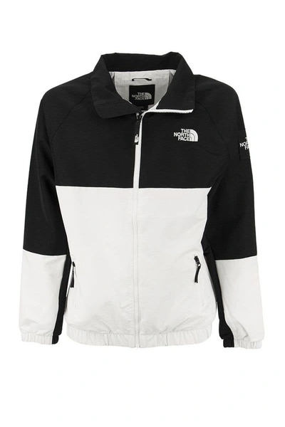Shop The North Face Light Two-tone Jacket In White/black