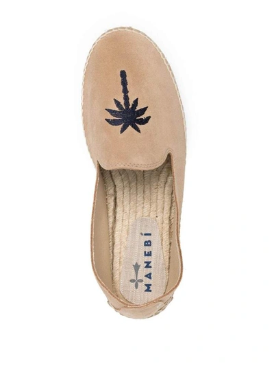 Shop Manebi Flat Shoes Beige