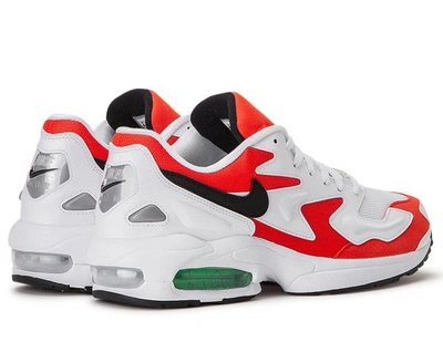 Shop Nike Air Max2 Light Habanero Red Sneakers In Multiple Colors