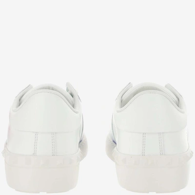 Shop Valentino Sneakers In Bianco/verde-blu/bianco
