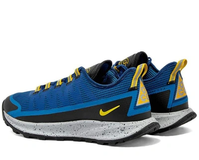 Shop Nike Acg Air Nasu Sneakers In Blue