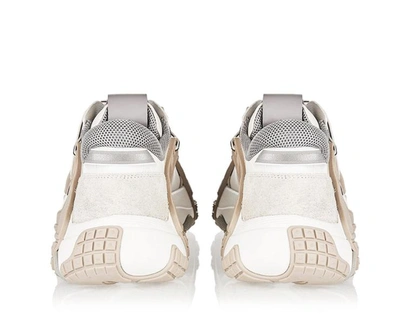 Shop Valentino Vltn Wod Ghiaccio Sneakers In White