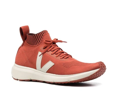 Shop Rick Owens X Veja Sock Runner Sneaker In Orange