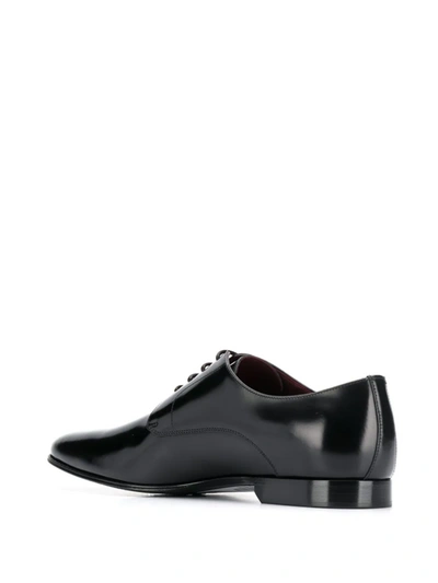 Shop Dolce & Gabbana Dolce&gabbana Pointed Toe Derby Shoes In Gold