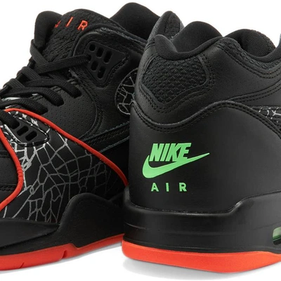 Nike Air Flight 89 'all Star' Qs Sneakers In Black/orange Blaze/green  Strike | ModeSens