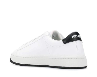 Shop Kenzo Kourt K Logo Sneakers In White