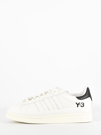 Shop Adidas Y3 Sneakers Y-3 Hicho In White
