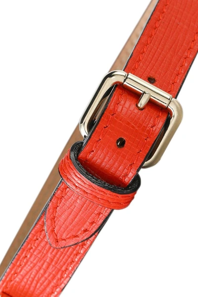 Shop Proenza Schouler Ps11 Fire Red Double Bracelet