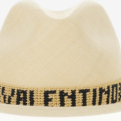 Shop Valentino Hats In Naturale Nero