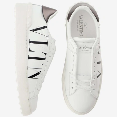 Shop Valentino Sneakers In Bianco