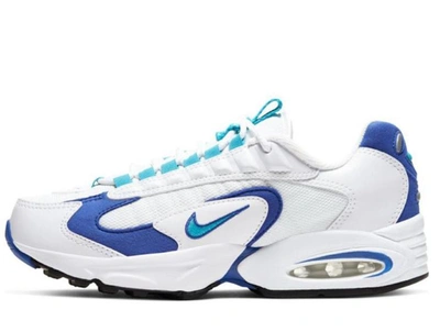 Shop Nike Air Max Triax White/lagoon Newport Sneakers