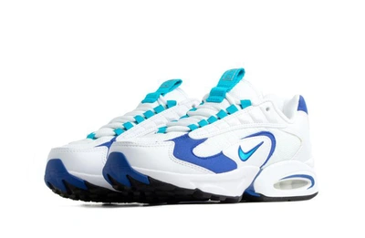 Shop Nike Air Max Triax White/lagoon Newport Sneakers