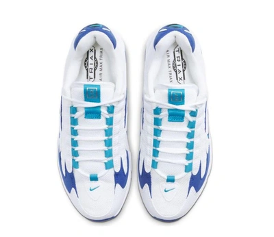 Shop Nike Air Max Triax White/lagoon Newport Sneakers