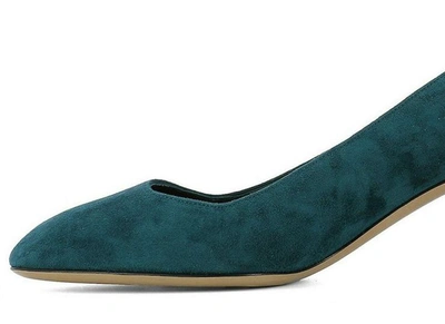 Shop Ferragamo Salvatore  Salvatore  Arezzo Pumps In Green