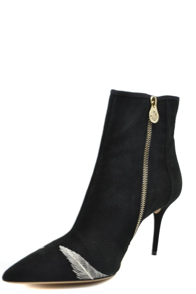 Shop Charlotte Olympia Bootie In Black