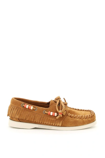 Shop Alanui Dockside  And Sebago Collaboration Loafers In Cubano Bro